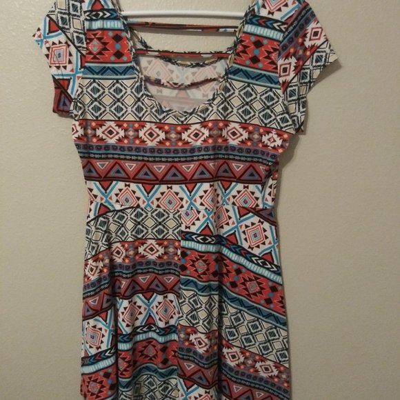 Aztec Pattern Sundress - Picture 3 of 3